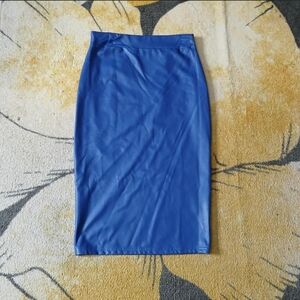 Elegant Blue Women's Skirt Size Medium